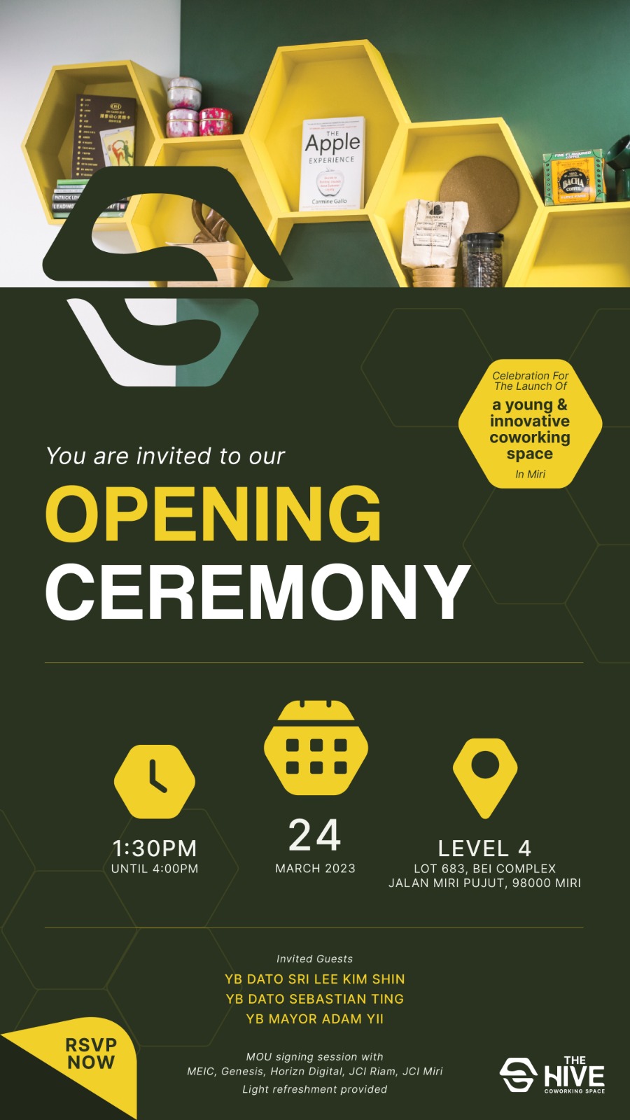 The Hive Opening Ceremony Cover