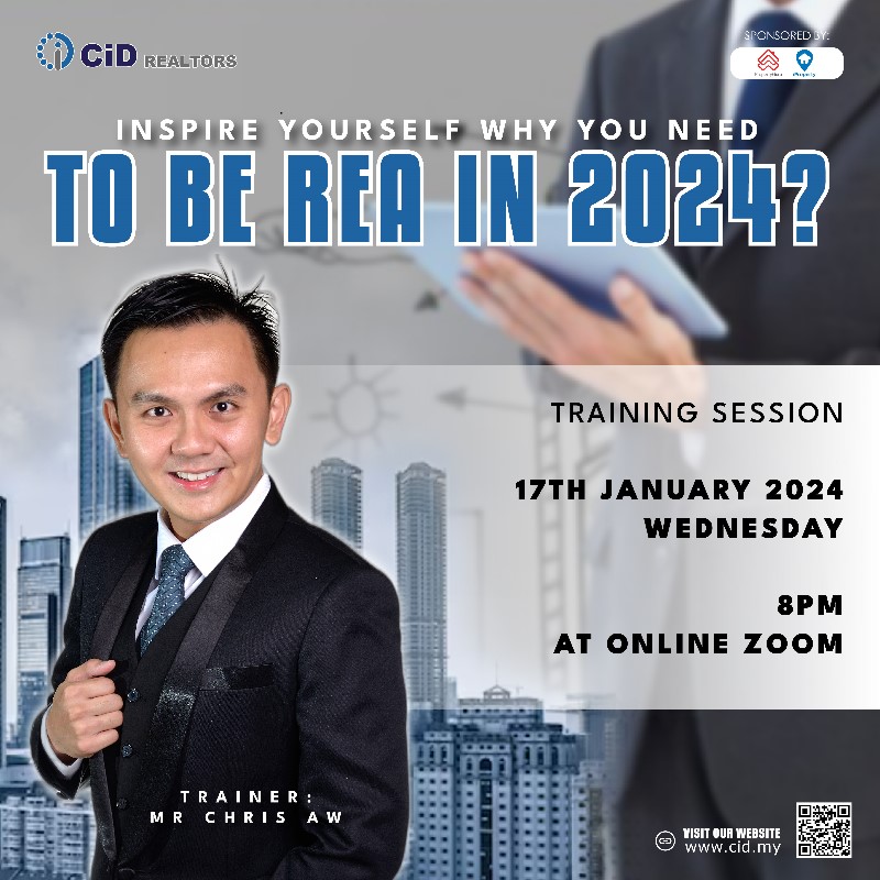 CID TRAINING: INSPIRE YOURSELF WHY YOU NEED TO BE REA IN 2024? Cover
