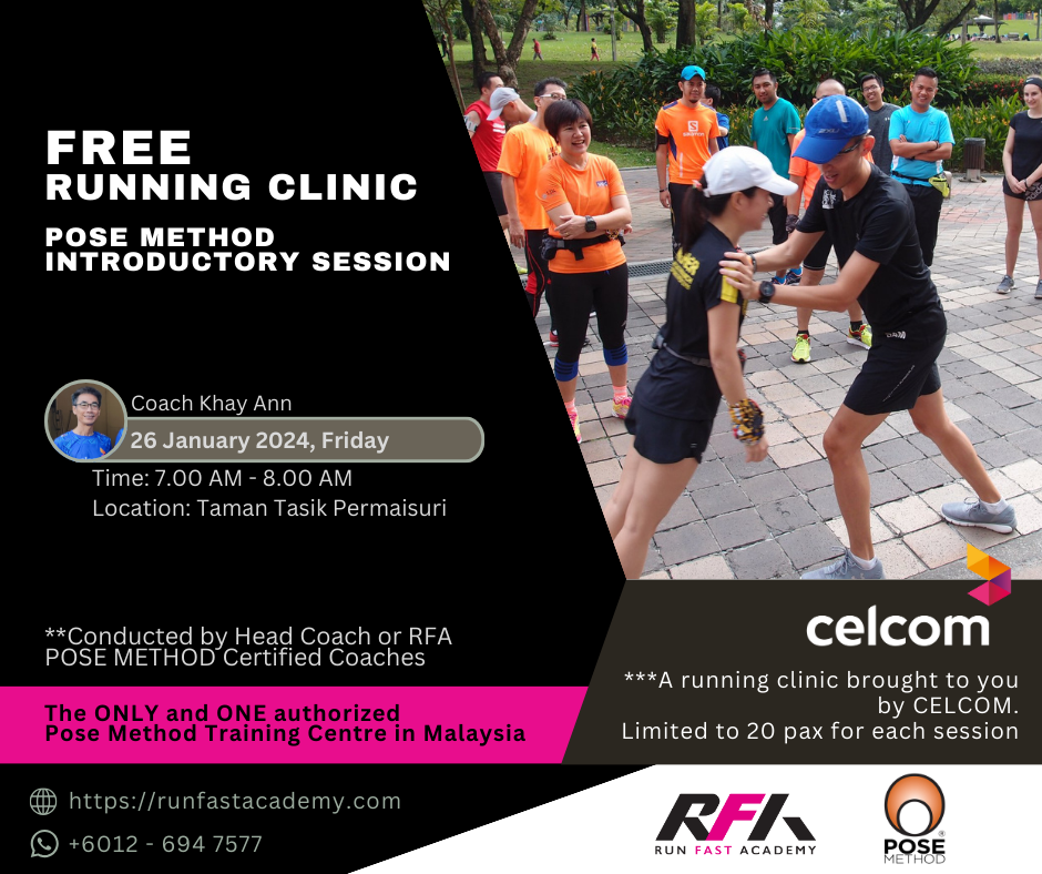 RFA Celcom Run Clinic - Coach Khay Ann Cover