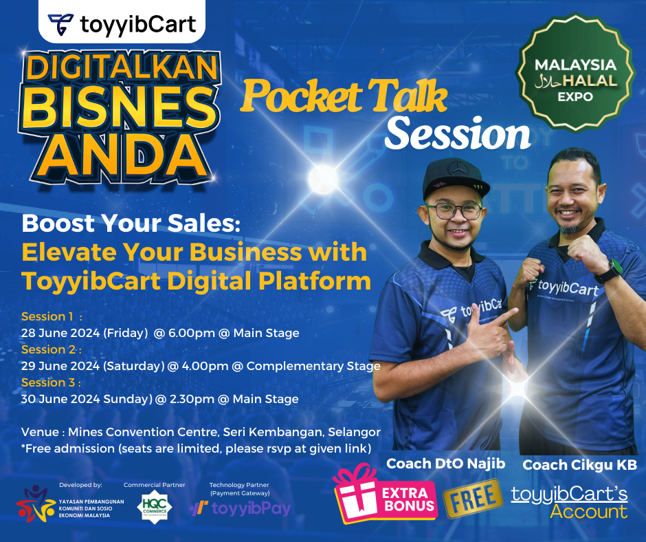 Pocket Talk (Session 1) :Boost Your Sales:  Elevate Your Business with ToyyibCart Digital Platform Cover