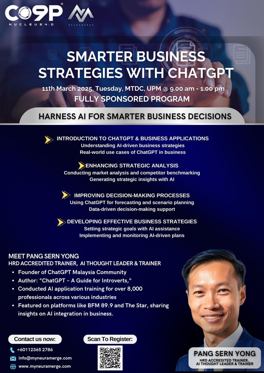 [FREE EVENT] Smarter Business Strategies with ChatGPT Cover