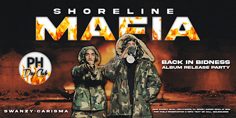 Shoreline Mafia - Penthouse Day Club (S11. E3)TEXT [956-335-4011] FOR TICKETS Cover
