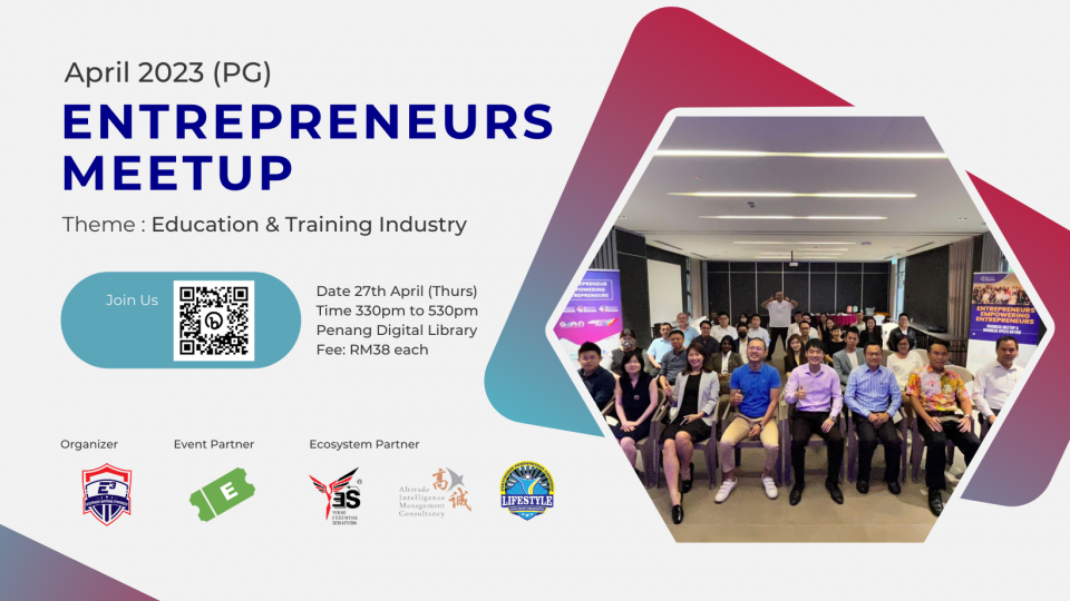 Penang Entrepreneurs Meetup April 2023 Cover