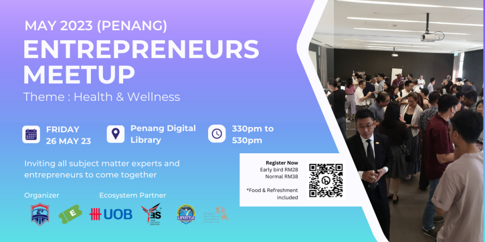 Penang Entrepreneurs Meetup May2023 Cover