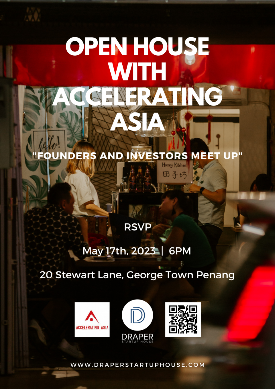 "Open House with Accelerating Asia: Founders and Investors Meet Up" Cover