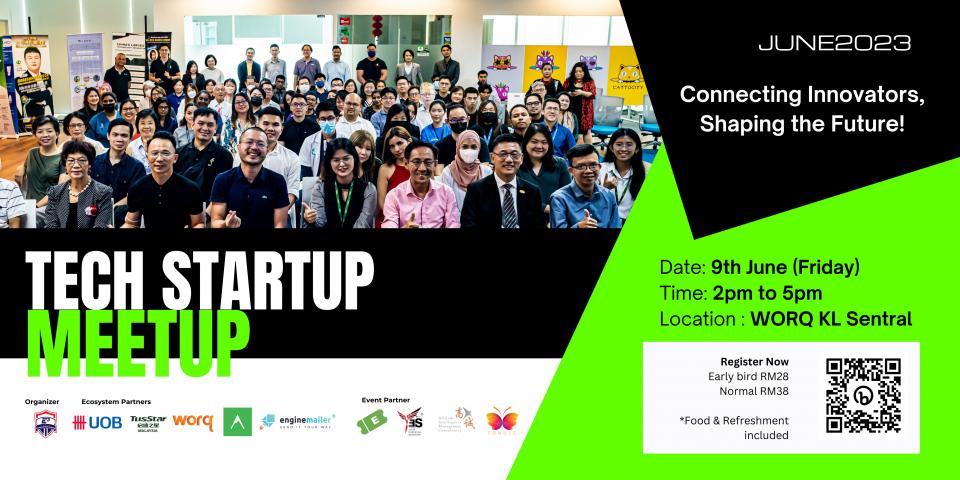 PJ Entrepreneurs Meetup 2023 (Tech Startup Month) Cover