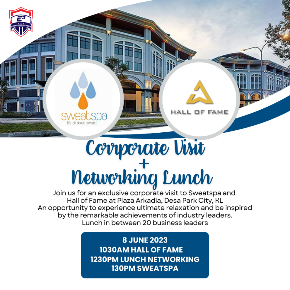 June Corporate Visit + Business Networking Lunch Cover