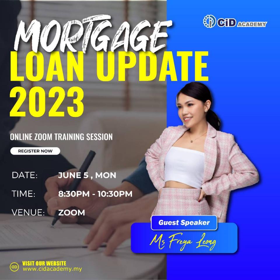 FREE TRAINING : MORTGAGE LOAN UPDATE 2O23 Cover