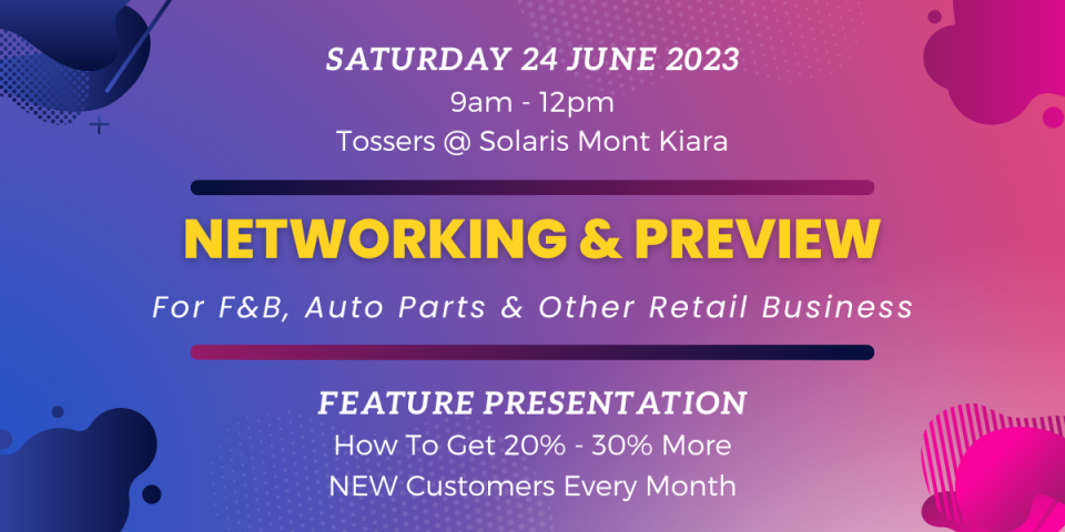 F&B, Auto Parts & Retail Shop Networking Cover