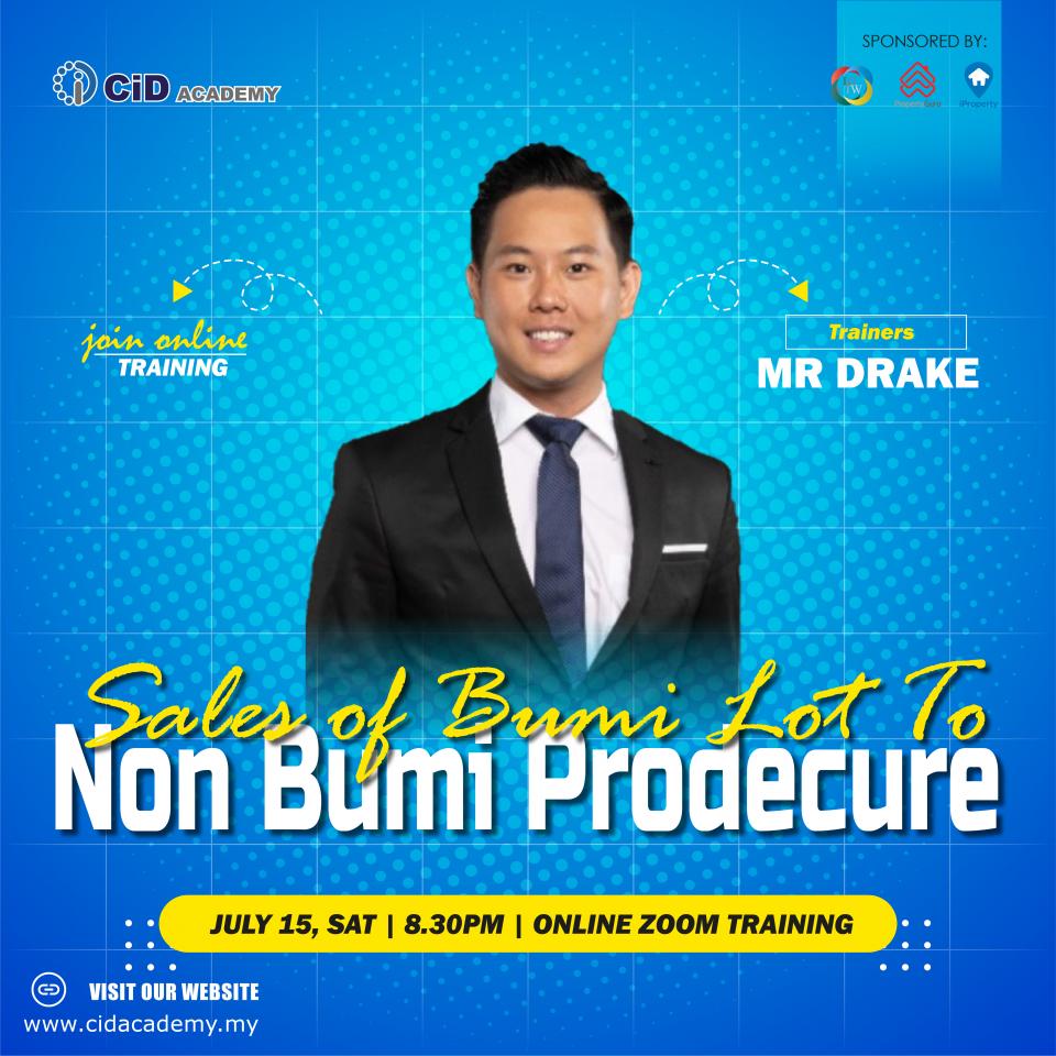 FREE training : Sales of Bumi Lot to Non Bumi Procedure Cover