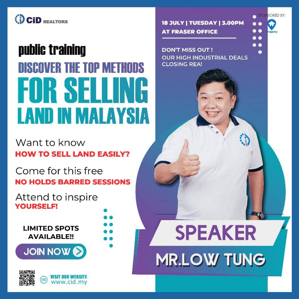 Public Training: Discover the Top Methods for Selling Land in Malaysia. Cover