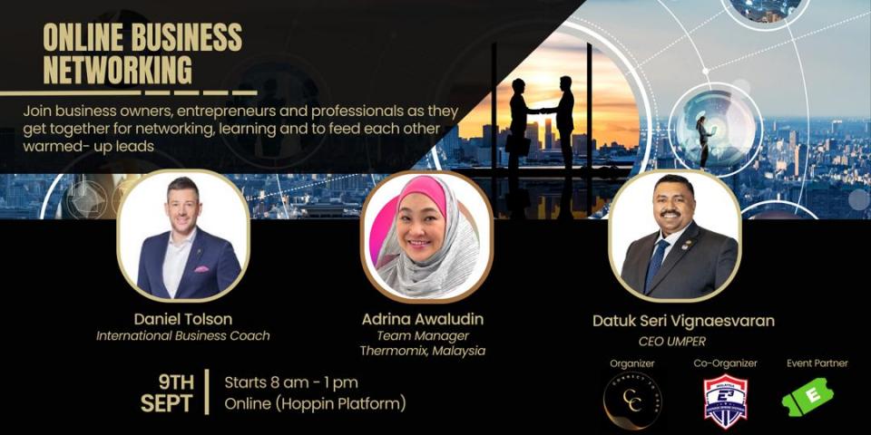 Online Business Networking Event Cover