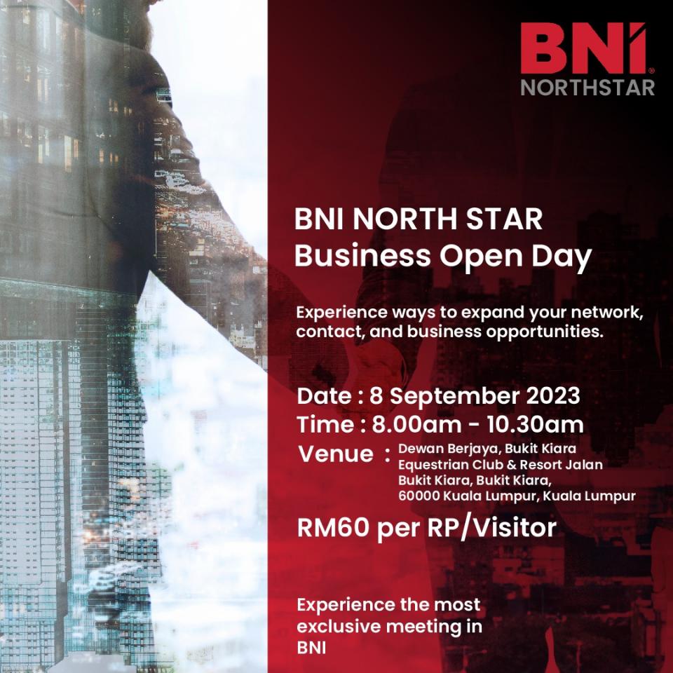 BNI Northstar Business Open Day Cover