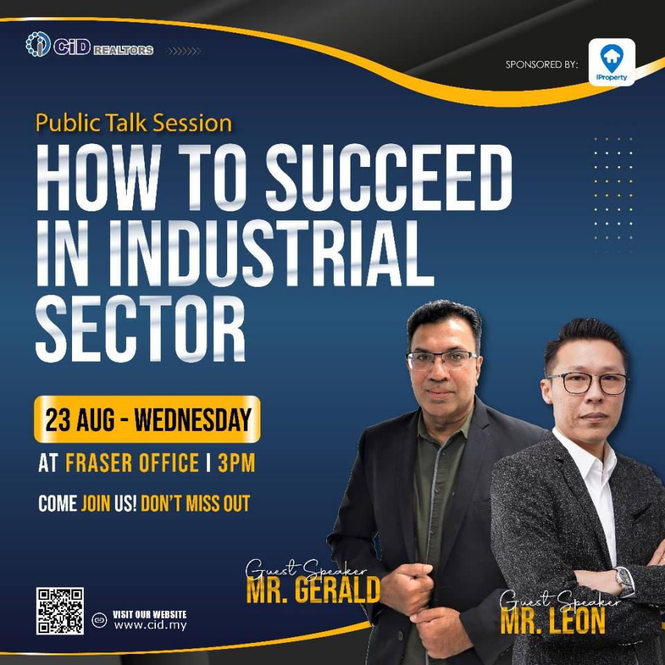 CID PUBLIC TALK: HOW  TO  SUCCEED IN INDUSTRIAL SECTOR Cover