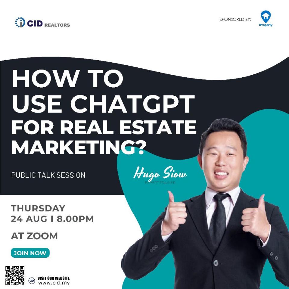 CID PUBLIC TALK: HOW TO USE CHATGPT FOR REAL ESTATE MARKETING? Cover