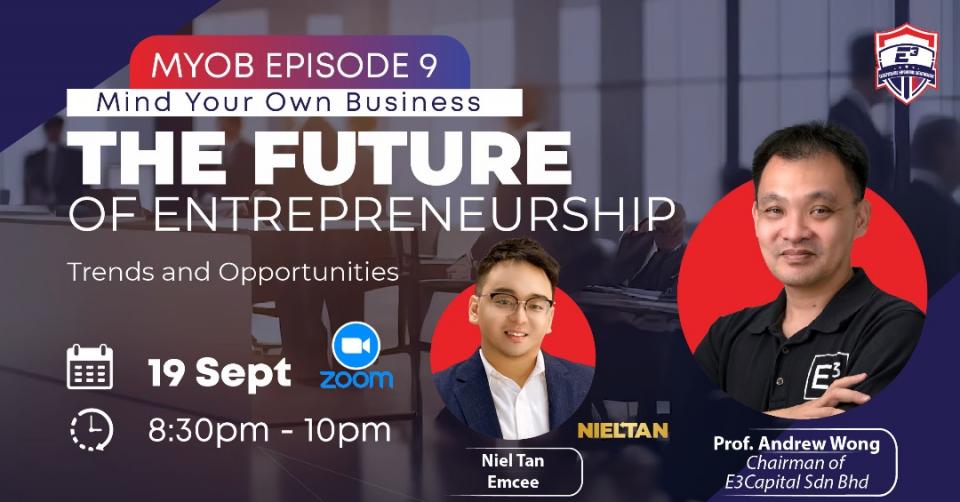 MYOB #9 The Future of Entrepreneurship: Trends and Opportunities Cover
