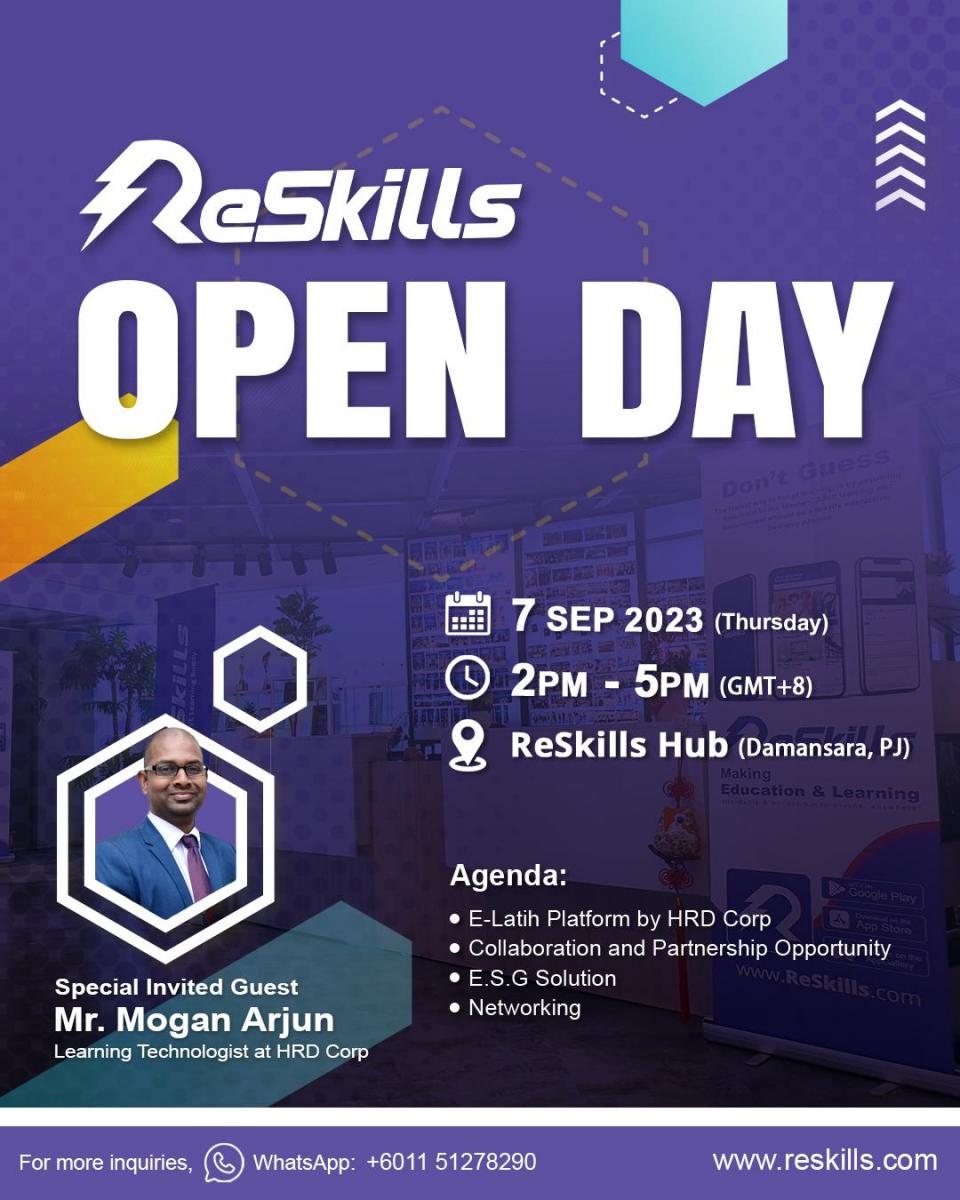 ReSkills Open Day Cover