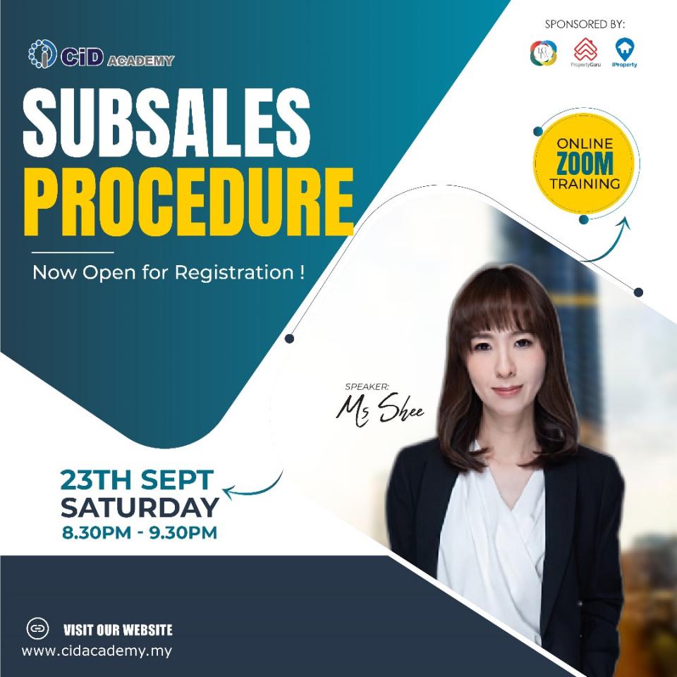 SUBSALES PROCEDURE Cover