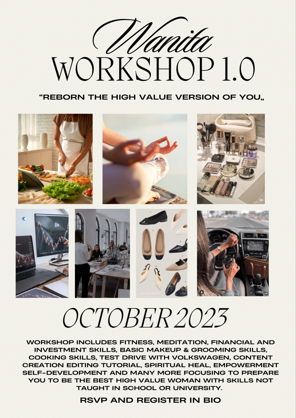 Wanita Workshop 1.0 October (weekend) Cover