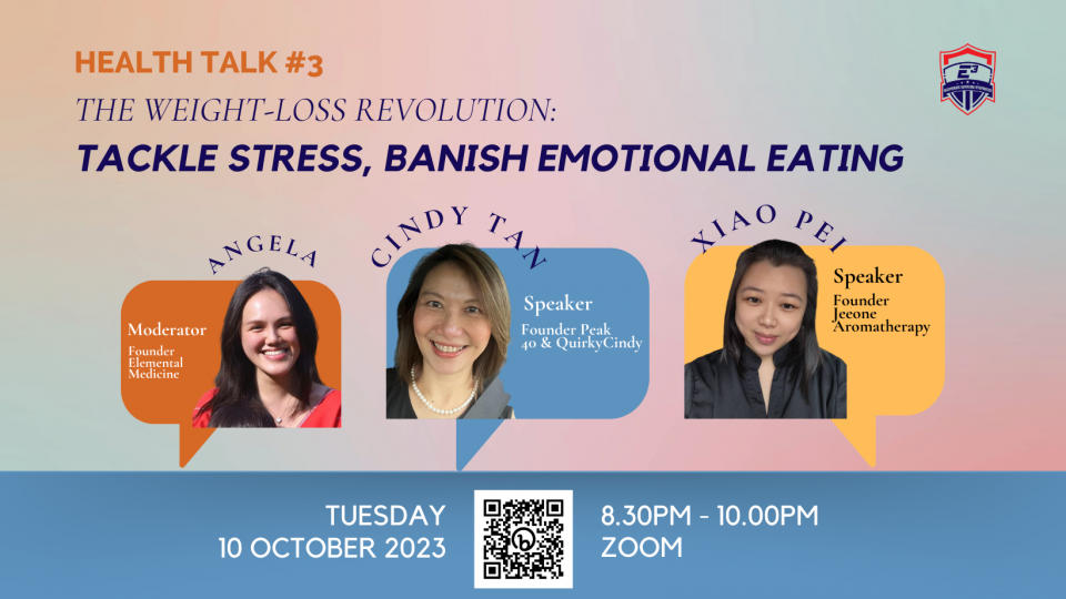 Health Talk #3 The Weight Loss Revolution:  Tackle Stress, Banish Emotional Eating Cover