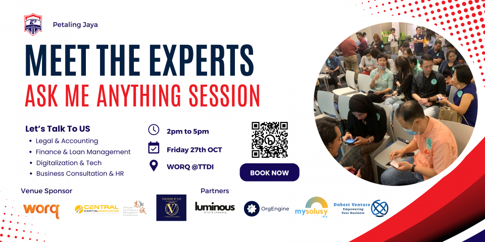 Meet The Experts: Ask Me Anything Session (Petaling Jaya) Cover
