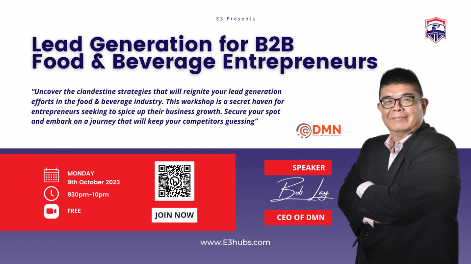 Lead Generation for B2B Food & Beverage Entrepreneurs Cover