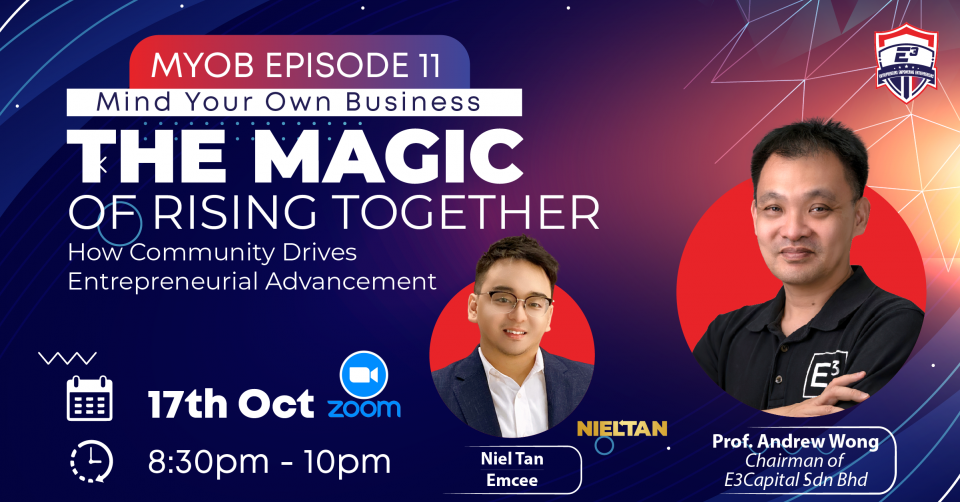 MYOB #11 The Magic of Rising Together: How Community Drives Entrepreneurial Advancement. Cover