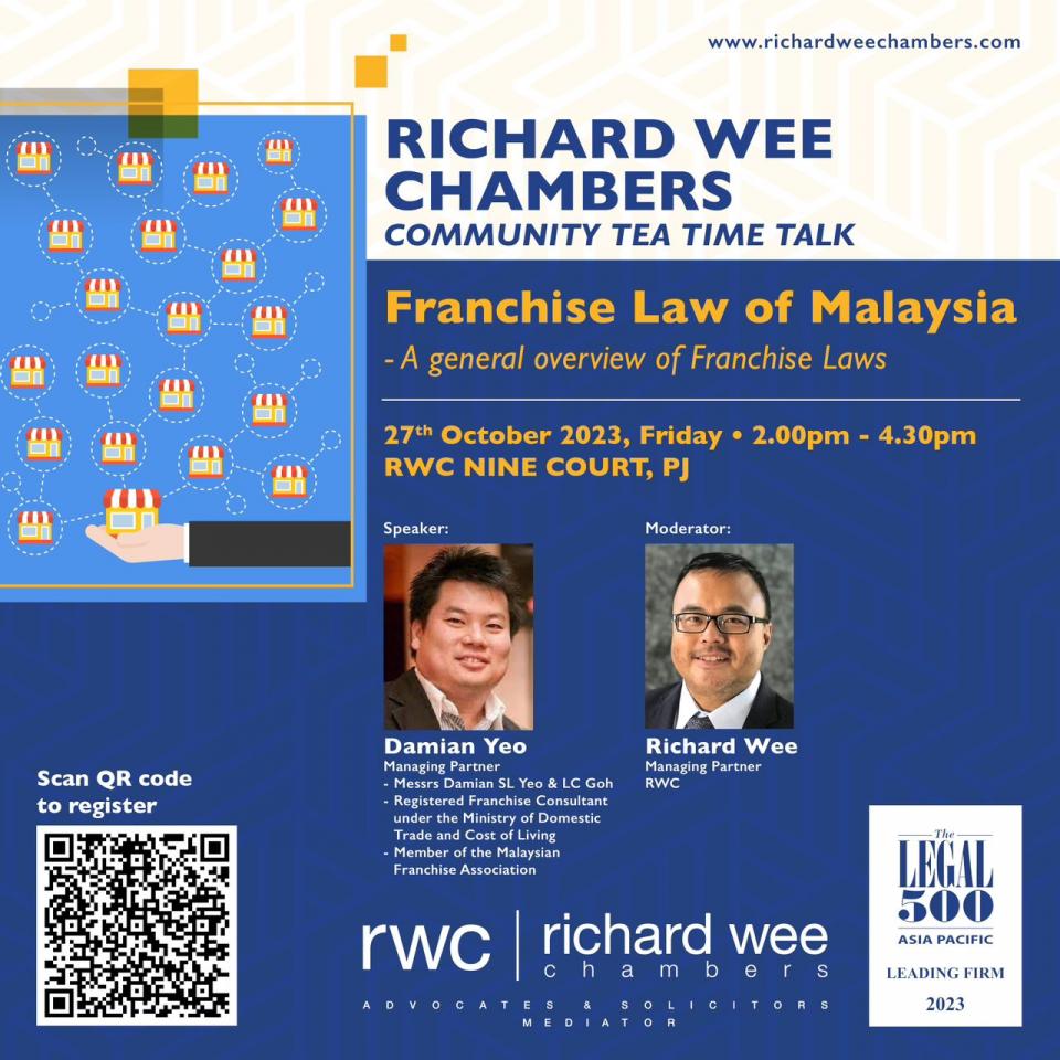 Franchise Law of Malaysia - A general overview of Franchise Laws Cover