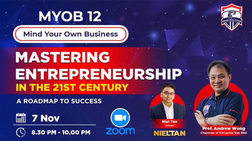 MYOB #12 Mastering Entrepreneurship in the 21st Century: A Roadmap to Success Cover