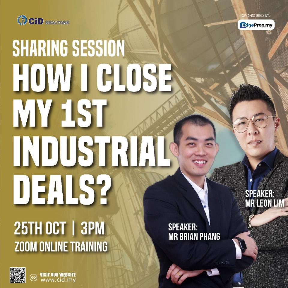 SHARING SESSION: HOW I CLOSE MY 1ST INDUSTRIAL DEAL? Cover