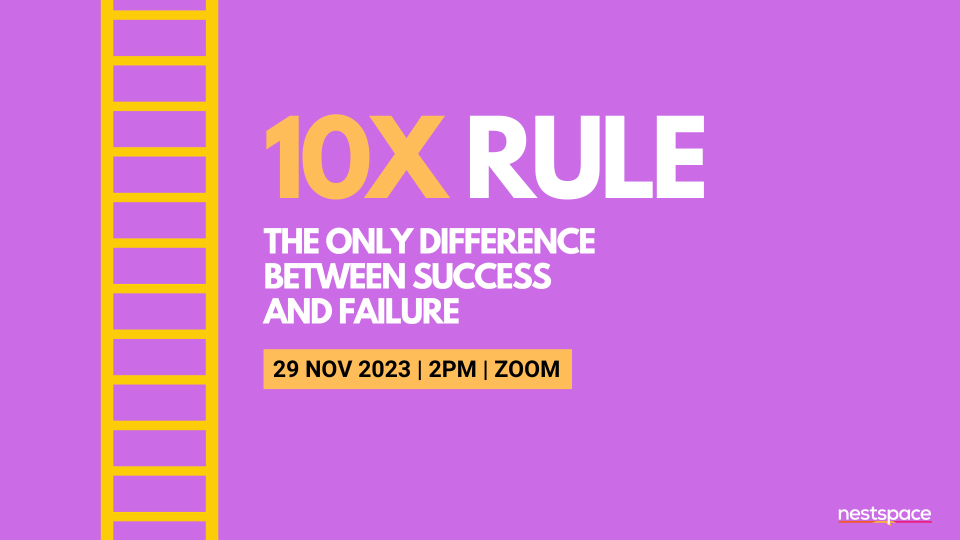 BOOK CLUB: 10X Rule Cover