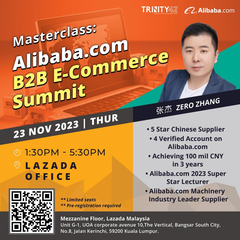 Kuala Lumpur: FREE 1-Day Masterclass B2B E-Commerce by Alibaba Cover