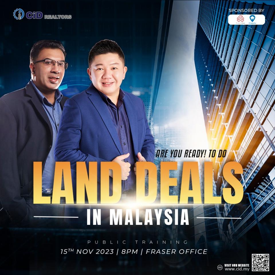 Training : 2024 ? Are you ready to do land deals in Malaysia Cover