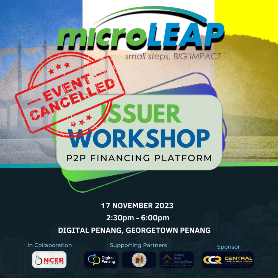 peer2peer Financing Workshop with NCER Cover