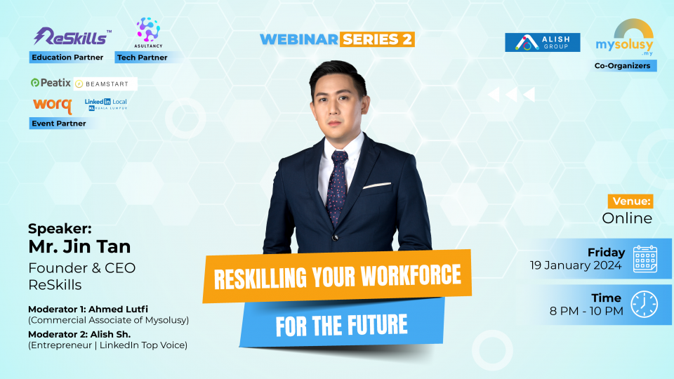 [Webinar + Speed Networking] Reskilling Your Workforce for The Future Cover