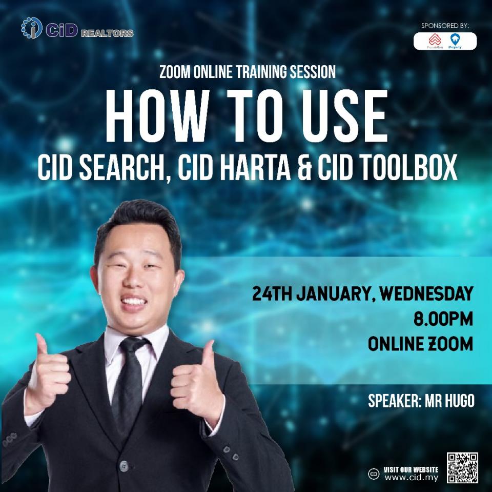 CID TRAINING: HOW TO USE CID SEARCH & CID HARTA. Cover