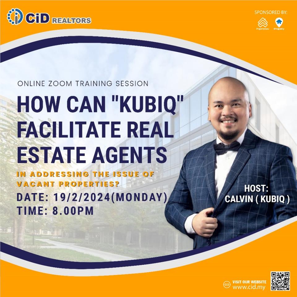 CID TRAINING: HOW KUBIQ CAN HELP REAL ESTATE AGENT SOLVE THE EMPTY HOUSE PROBLEMS? Cover