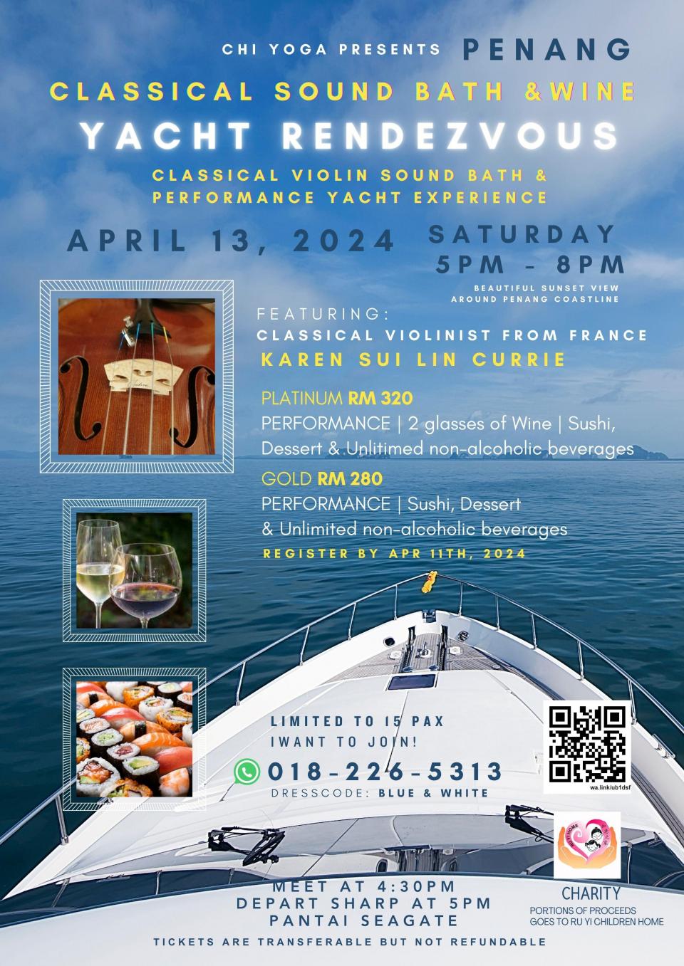 CLASSICAL SOUND BATH & WINE YACHT RENDEZVOUS PENANG Cover