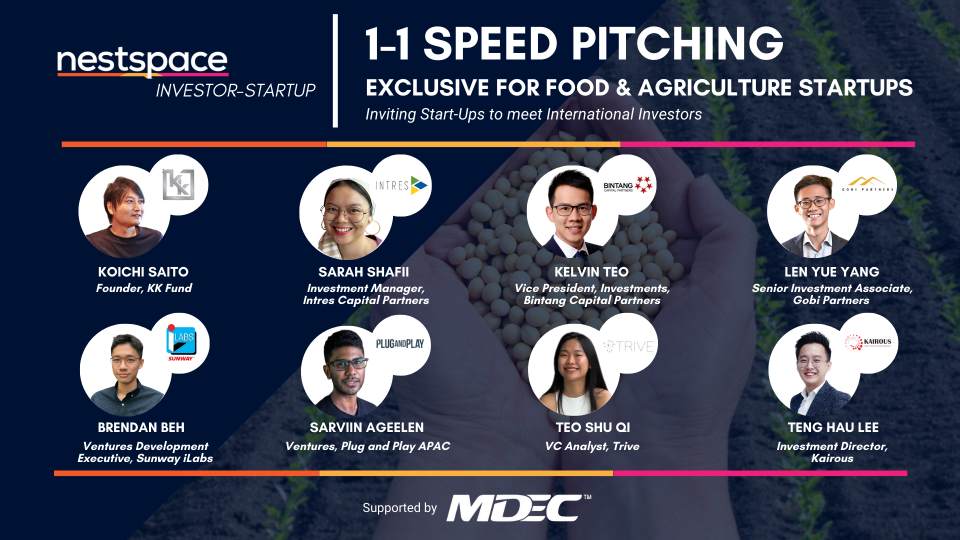 1-1 Speed Pitching | Food & Agriculture Startups Cover