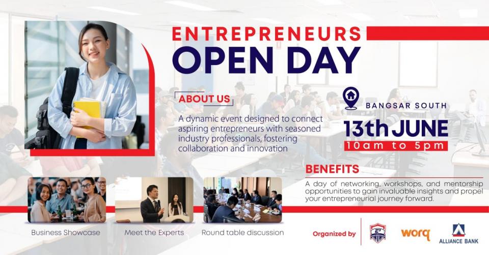 Entrepreneur Open Day Cover