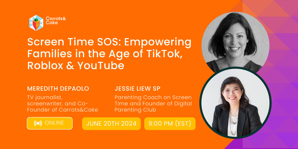 Screen Time SOS: Empowering Families in the Age of TikTok, Roblox & YouTube Cover