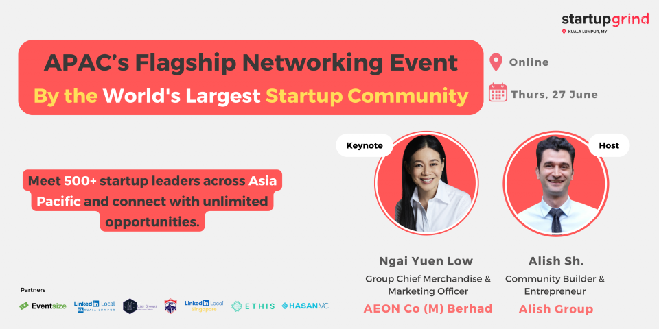 APAC's Largest Speed Networking for Startups: Connect with 500+ Leaders Cover