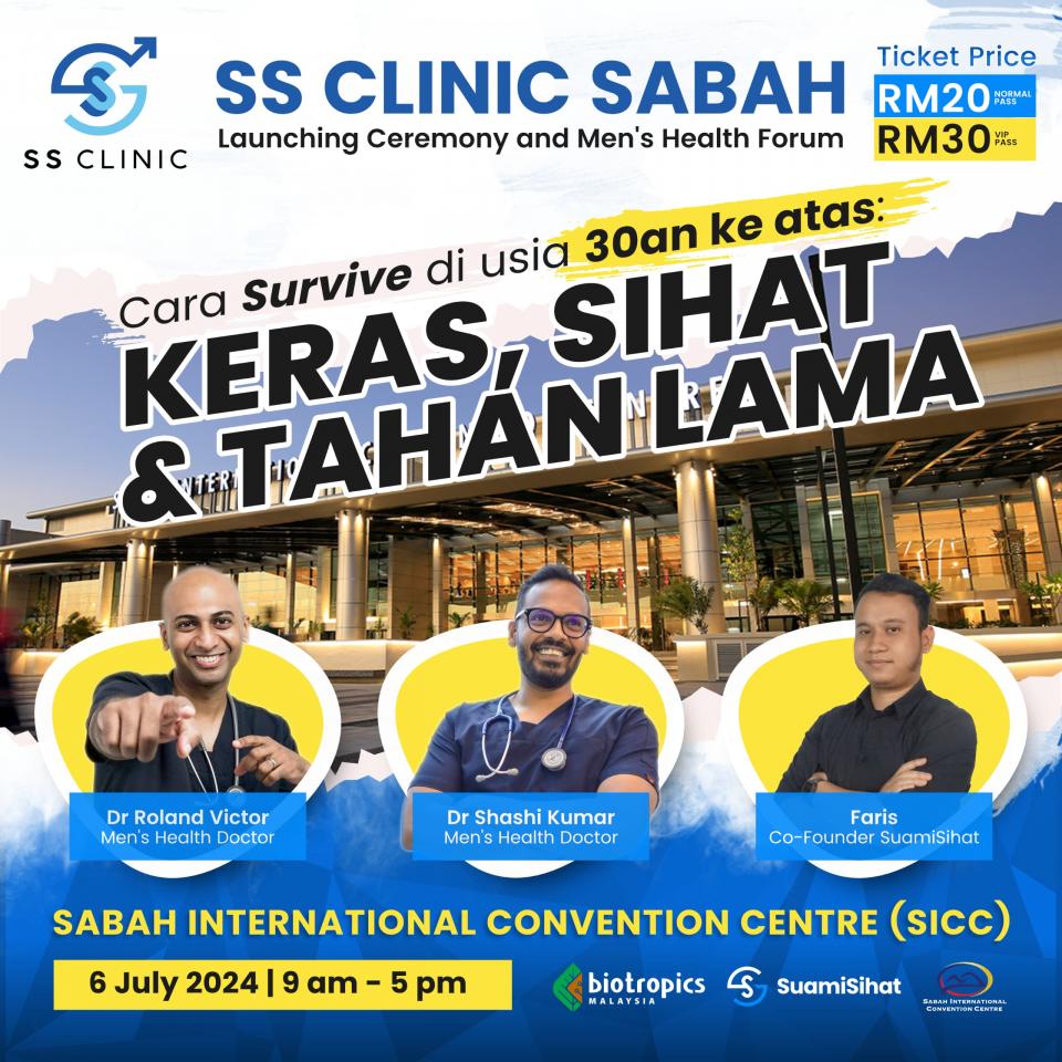 Men's Health Talk - SuamiSihat Clinic Sabah Pre-Launch Event Cover