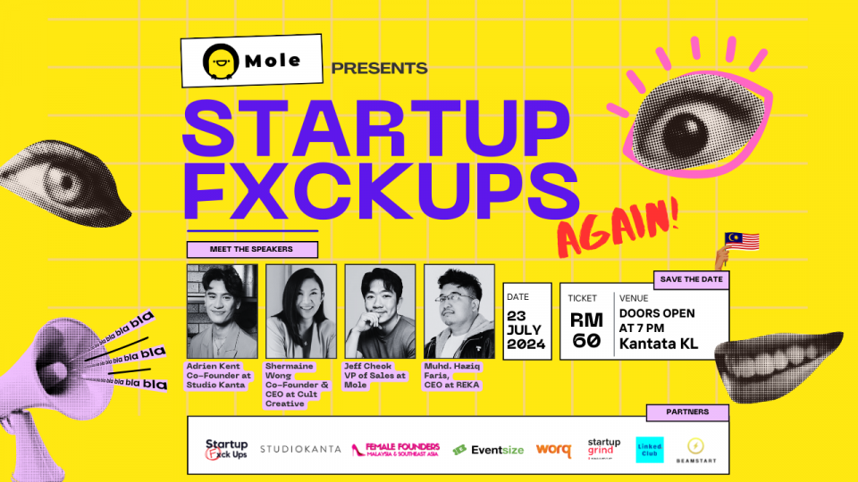 Mole presents Startup Fxck Ups Again! Cover
