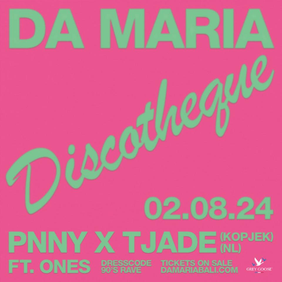 Da Maria - DISCOTHEQUE Pnny x TJADE (NL) + ONES Cover