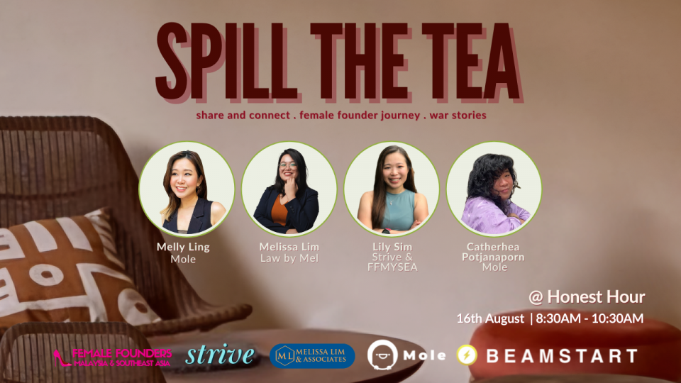 Spill the Tea: Share your female founder journey Cover