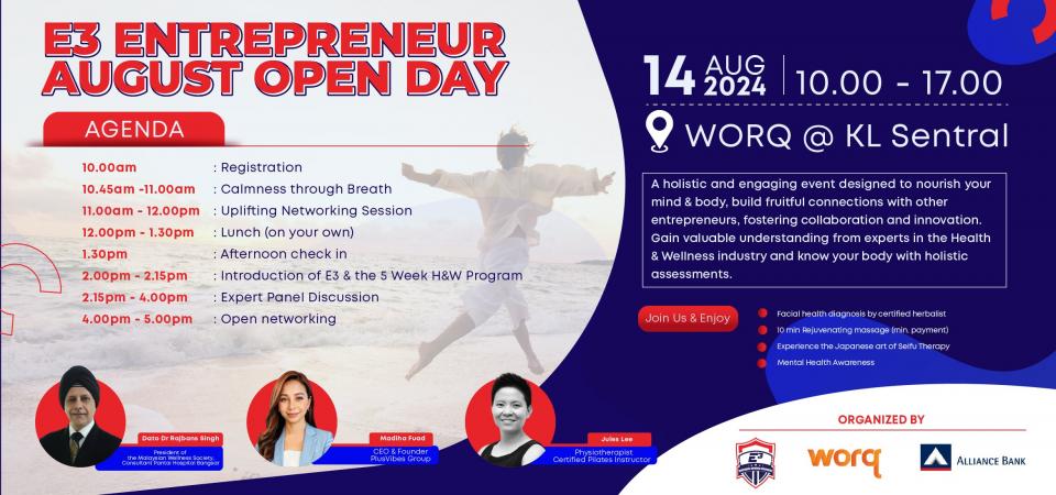 Entrepreneur August Open Day Cover