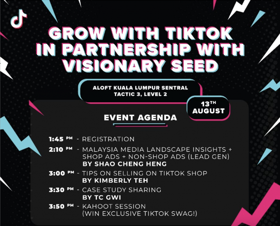 Invite Only: Grow With TikTok in Partnership with Visionary Seed Cover