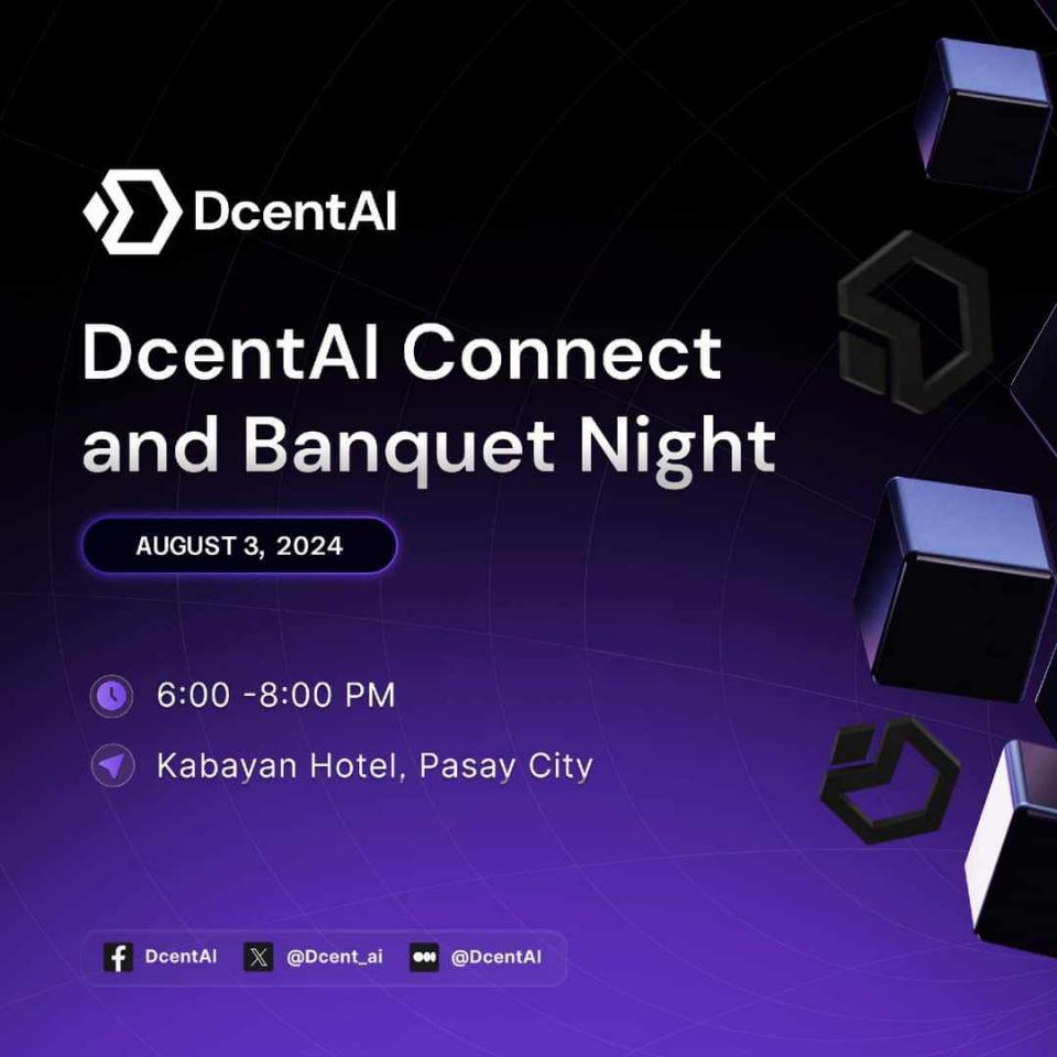 DcentAI Connect and Banquet Night Cover