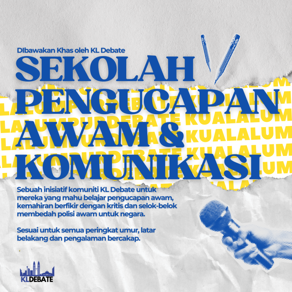 Sekolah Pengucapan Awam & Komunikasi KL Debate Cover